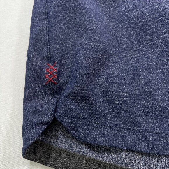 Rhone 7" Swift Running Short Lined Perforated in Blue Size Large - Picture 9 of 10